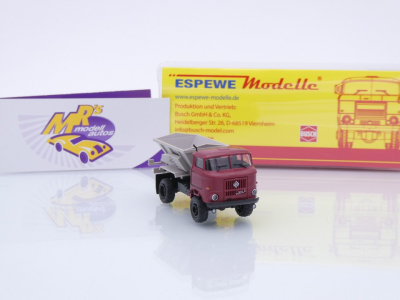 Preview: Busch / Espewe 95285 # IFA W50 LA D035 Düngerstreuer " dunkelrot-grau " 1:87