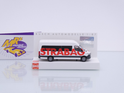 Preview: Busch 52632 # Mercedes-Benz Sprinter lang " STRABAG Bauunternehmen " 1:87