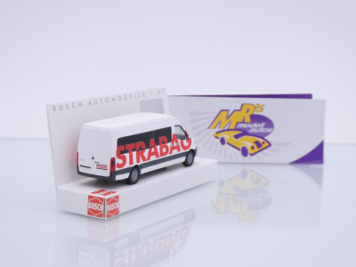 Preview: Busch 52632 # Mercedes-Benz Sprinter lang " STRABAG Bauunternehmen " 1:87
