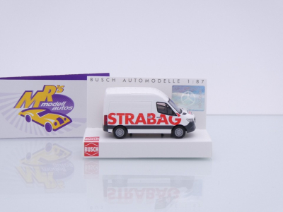 Preview: Busch 54007 # Mercedes-Benz Sprinter kurz " STRABAG Bauunternehmen " 1:87