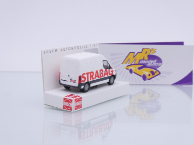 Preview: Busch 54007 # Mercedes-Benz Sprinter kurz " STRABAG Bauunternehmen " 1:87
