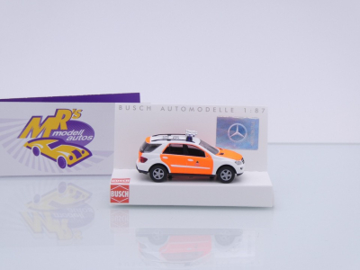 Preview: Busch 49823 # Mercedes-Benz ML-Klasse Einsatzwagen " Feuerwehr Münster " 1:87