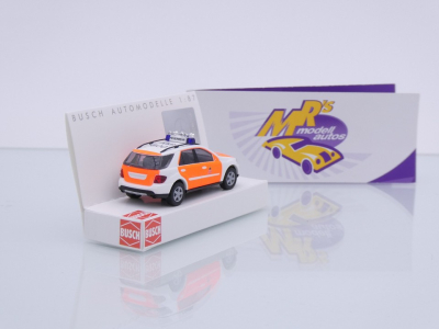Preview: Busch 49823 # Mercedes-Benz ML-Klasse Einsatzwagen " Feuerwehr Münster " 1:87