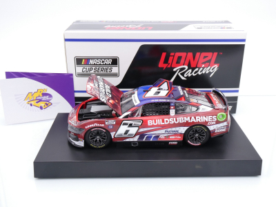 Preview: Lionel Racing CX62423SALBW # Ford Mustang Dark Horse NASCAR 2024 " Brad Keselowski - BuildSubmarines.com Salutes / Patriotic " Chrom Startnummer " " 1:24