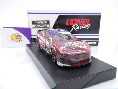 Lionel Racing CX62423SALBW # Ford Mustang Dark Horse NASCAR 2024 " Brad Keselowski - BuildSubmarines.com Salutes / Patriotic " Chrom Startnummer " " 1:24