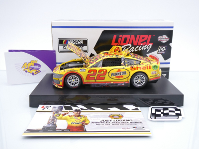 Lionel Racing W222423SHPJLAS # Ford Mustang Dark Horse NASCAR 2024 " Joey Logano - Shell-Pennzoil North Wilkesboro All-Star Race Winner " 1:24