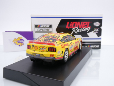 Preview: Lionel Racing W222423SHPJLAS # Ford Mustang Dark Horse NASCAR 2024 " Joey Logano - Shell-Pennzoil North Wilkesboro All-Star Race Winner " 1:24