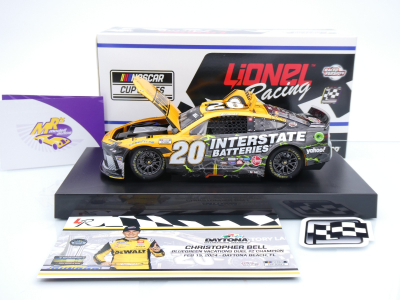 Lionel Racing W202423DWICDABD # Toyota Camry NASCAR 2024 " Christopher Bell - DeWalt / Interstate Batteries Daytona Duel #2 Race Winner " 1:24