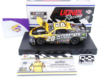 Preview: Lionel Racing W202423DWICDABD # Toyota Camry NASCAR 2024 " Christopher Bell - DeWalt / Interstate Batteries Daytona Duel #2 Race Winner " 1:24