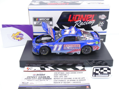 Preview: Lionel Racing W112423MEODHE # Toyota Camry NASCAR 2024 " Denny Hamlin - Express Oil Change / Mavis Tires Bristol Spring Race Winner " 1:24