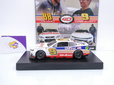 Preview: Lionel Racing CXX2423ETB2PK # Chevrolet Camaro / SS NASCAR 2024 " Chase Elliott / Dale Jr. - National Guard / UniFirst Throwback 2 Car Set " 1:24