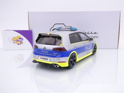 Preview: Ottomobile OT1117 # VW Golf VII R Oettinger Baujahr 2018 " Polizei BRD " 1:18