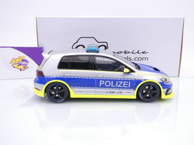 Preview: Ottomobile OT1117 # VW Golf VII R Oettinger Baujahr 2018 " Polizei BRD " 1:18