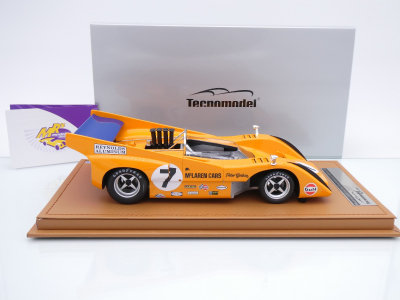 Preview: Tecnomodel TM18-331B # McLaren M8D #7 Can Am Road America 1970 " Peter Gethin " 1:18