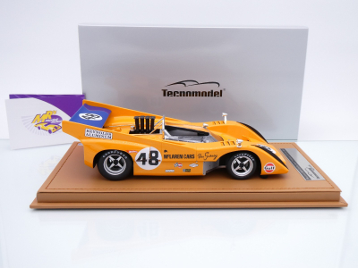 Preview: Tecnomodel TM18-331C # McLaren M8D Can Am Mont Tremblant 1970 " Dan Gurney " 1:18