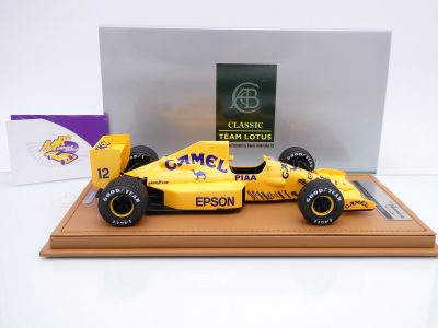 Preview: Tecnomodel TM18-350C # Lotus Honda 100 F1 Australien GP 1989 " Saturo Nakajima " 1:18
