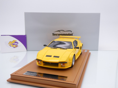 Tecnomodel TM18-66G # De Tomaso Pantera GT5 Baujahr 1982 " Giallo Pastello " 1:18