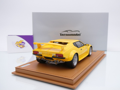 Preview: Tecnomodel TM18-66G # De Tomaso Pantera GT5 Baujahr 1982 " Giallo Pastello " 1:18