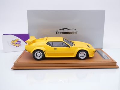 Preview: Tecnomodel TM18-66G # De Tomaso Pantera GT5 Baujahr 1982 " Giallo Pastello " 1:18