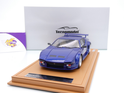 Tecnomodel TM18-66F # De Tomaso Pantera GT5 Baujahr 1982 " Aurora Blue Pearl " 1:18