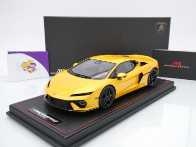 MR Collection LAMBO062E # Lamborghini Temerario Baujahr 2024 " Giallo Inti " 1:18