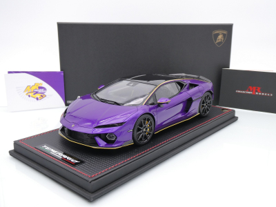 MR Collection LAMBO062F # Lamborghini Temerario Allegg Pack Baujahr 2024 " Lilametallic ( Viola Pasifae ) " 1:18