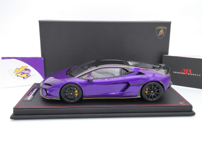 Preview: MR Collection LAMBO062F # Lamborghini Temerario Allegg Pack Baujahr 2024 " Lilametallic ( Viola Pasifae ) " 1:18