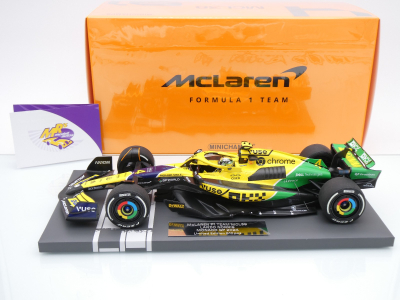 Preview: Minichamps 537242604 # McLaren MCL38 F1 #4 4th Monaco GP 2024 " Lando Norris " 1:18