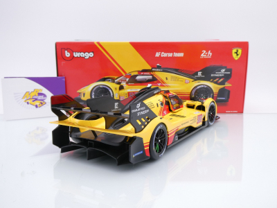 Preview: Bburago 18-16304 # Ferrari 499P Hypercar LMH #83 24h Le Mans 2024 " AF Corse - Kubica " 1:18