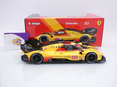 Preview: Bburago 18-16304 # Ferrari 499P Hypercar LMH #83 24h Le Mans 2024 " AF Corse - Kubica " 1:18