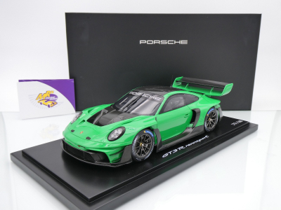 Spark WAP0215050SGTR # Porsche 911 (992) GT3 R Rennsport Baujahr 2024 " Vipergrün " 1:18