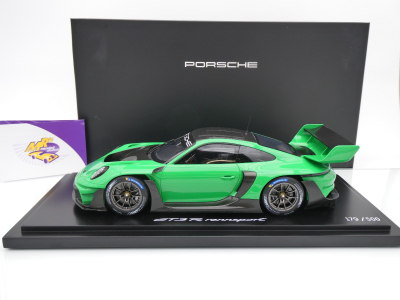 Preview: Spark WAP0215050SGTR # Porsche 911 (992) GT3 R Rennsport Baujahr 2024 " Vipergrün " 1:18