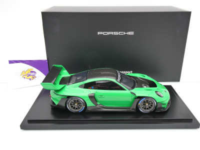 Preview: Spark WAP0215050SGTR # Porsche 911 (992) GT3 R Rennsport Baujahr 2024 " Vipergrün " 1:18