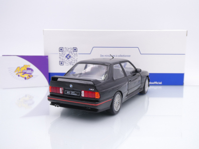 Preview: Solido S1801501 # BMW E30 M3 Sport EVO Baujahr 1990 " schwarz " 1:18