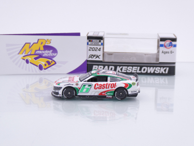 Preview: Lionel Racing CX62465CATBW # Ford Mustang Dark Horse NASCAR 2024 " Brad Keselowski - Castrol Throwback " Chrom Startnummer " " 1:64