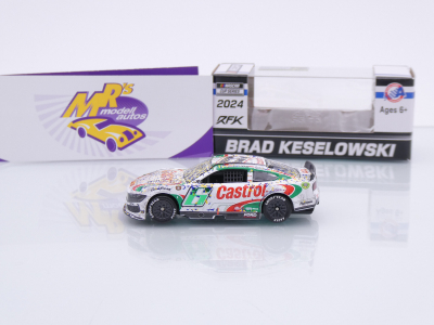 Preview: Lionel Racing WX62465CATBWL # Ford Mustang Dark Horse NASCAR 2024 " Brad Keselowski - Castrol Throwback Darlington Race Winner " Chrom Startnummer " " 1:64