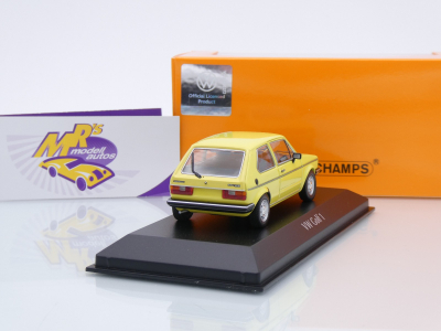 Preview: Maxichamps 940055160 # Volkswagen VW Golf 1 Baujahr 1980 " gelb " 1:43