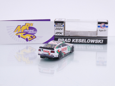 Preview: Lionel Racing WX62465CATBWL # Ford Mustang Dark Horse NASCAR 2024 " Brad Keselowski - Castrol Throwback Darlington Race Winner " Chrom Startnummer " " 1:64