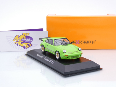 Maxichamps 940063121 # Porsche 911 Carrera RS 3.0 Baujahr 1974 " grün " 1:43