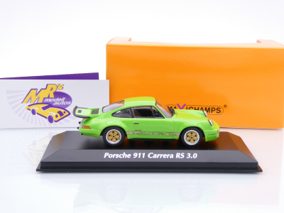 Preview: Maxichamps 940063121 # Porsche 911 Carrera RS 3.0 Baujahr 1974 " grün " 1:43