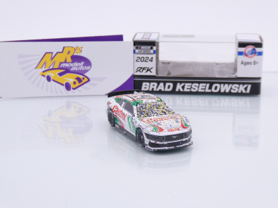 Preview: Lionel Racing WX62465CATBWL # Ford Mustang Dark Horse NASCAR 2024 " Brad Keselowski - Castrol Throwback Darlington Race Winner " Chrom Startnummer " " 1:64