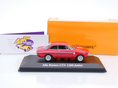 Preview: Maxichamps 940120600 # Alfa Romeo GTA 1300 Junior Baujahr 1968 " alfarot-weiß " 1:43