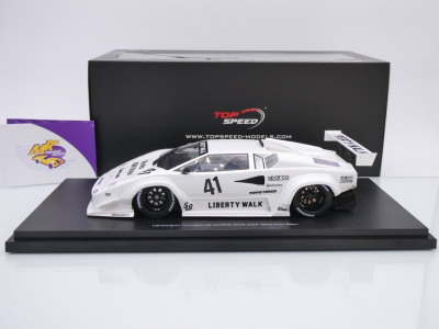 Preview: Top Speed TS0600 # Lamborghini Countach LB-Works " Tokyo Auto Salon 2024 " 1:18