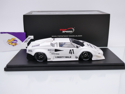 Preview: Top Speed TS0600 # Lamborghini Countach LB-Works " Tokyo Auto Salon 2024 " 1:18