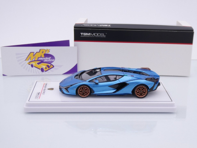 Preview: TSM Models 430830 # Lamborghini Sian FKP 37 Baujahr 2022 " Blu Aegir Metallic " 1:43