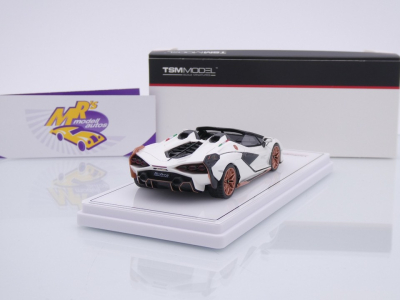 Preview: TSM Models 430832 # Lamborghini Sian Roadster Baujahr 2020 " Bianco Asopo " 1:43