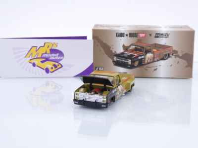 Preview: TSM MINI GT KHMG153 # Chevrolet Silverado Pickup " Kaido House Mizu Rhino " 1:64