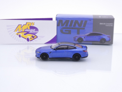 Preview: TSM MINI GT MGT00845-L # BMW M4 (G82) Competition LHD " Portimao Blue Metallic " 1:64
