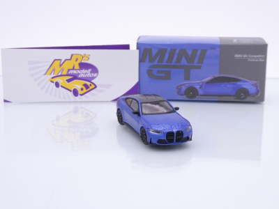 Preview: TSM MINI GT MGT00845-L # BMW M4 (G82) Competition LHD " Portimao Blue Metallic " 1:64