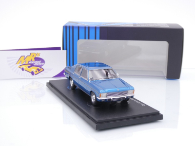 Preview: Autocult Avenue 60131 # Opel Admiral B Schrägheck Limousine ZDF-Coupe Baujahr 1972 " blaumetallic " 1:43